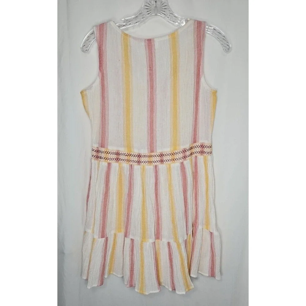 Cotton On‎ Womens Striped Sleeveless Tiered Mini Dress Size XS NWT